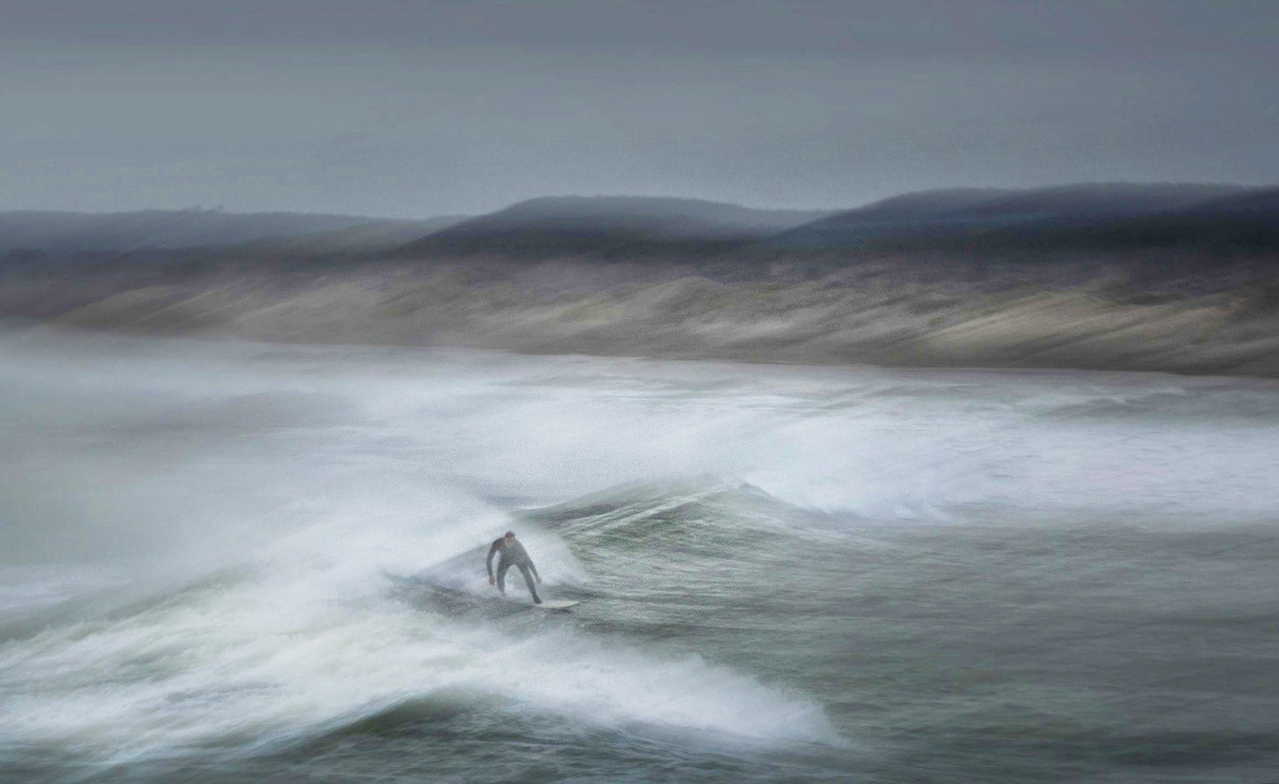Surfer Muriwai New Zealand