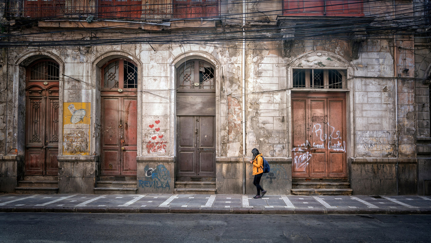 Street Scene La Paz Bolivia