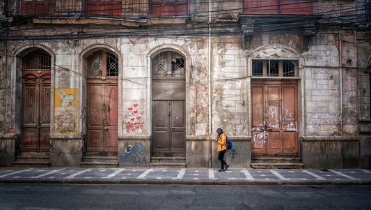 Street Scene La Paz Bolivia
